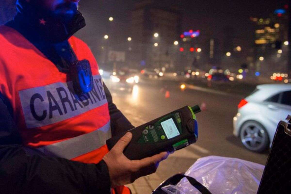Alcol test per un automobilista