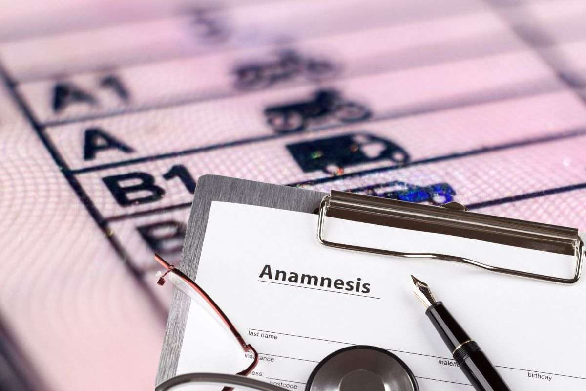 Anamnesi per il rinnovo della patente
