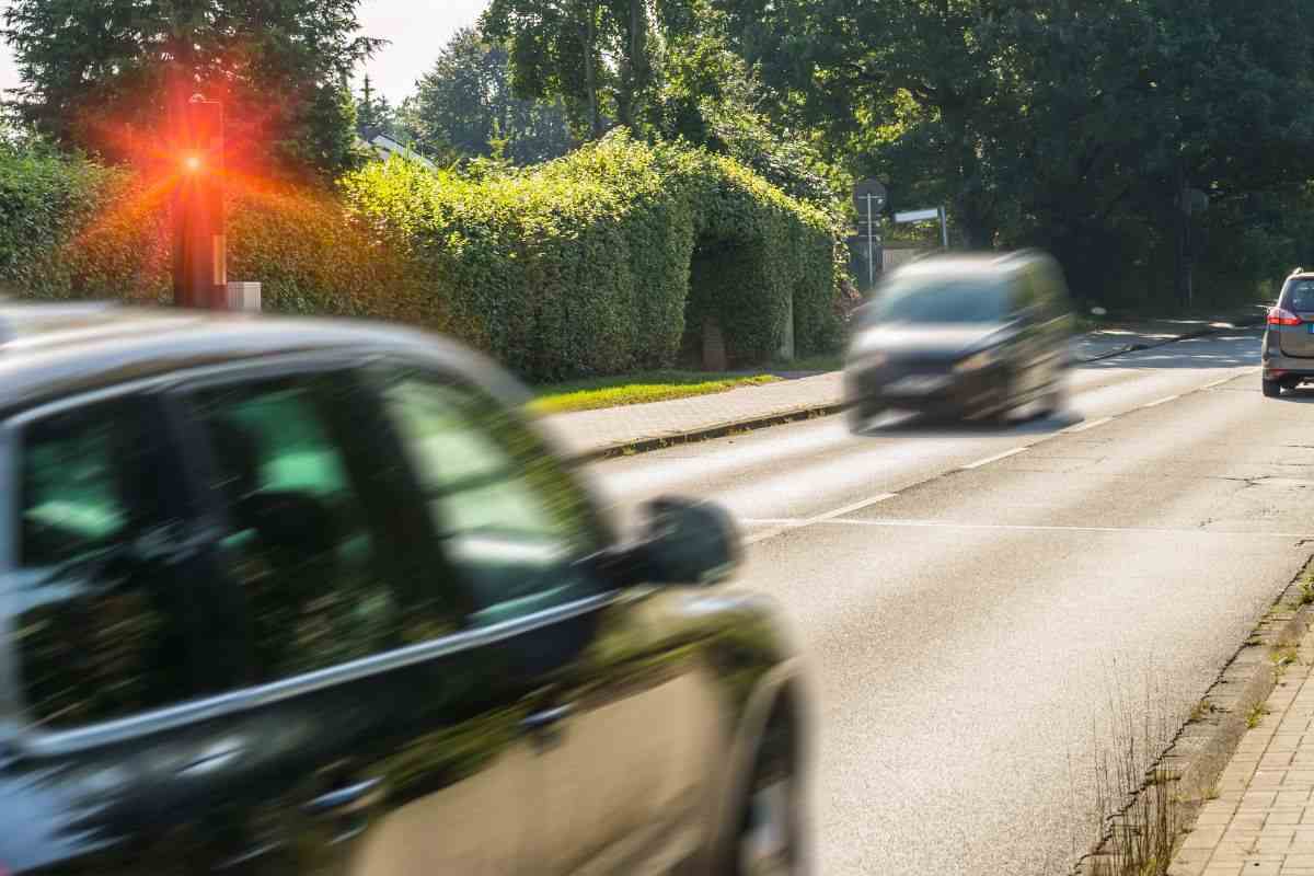 Autovelox in azione