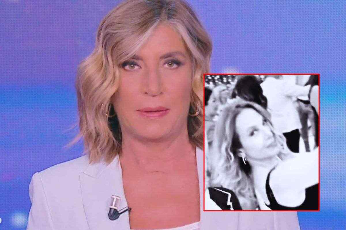 Mirta Merlino e nel riquadro Barbara D'Urso