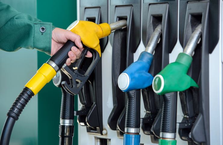 Un distributore di carburante