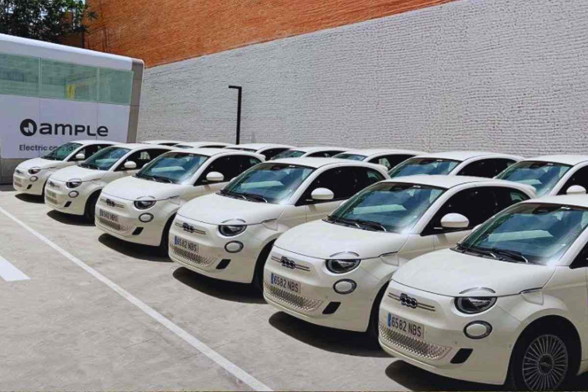 Sfilza di nuove Fiat 500