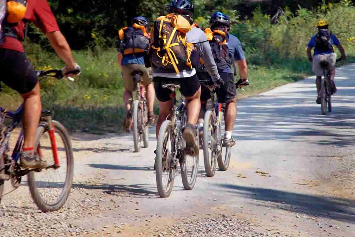 bici per strada
