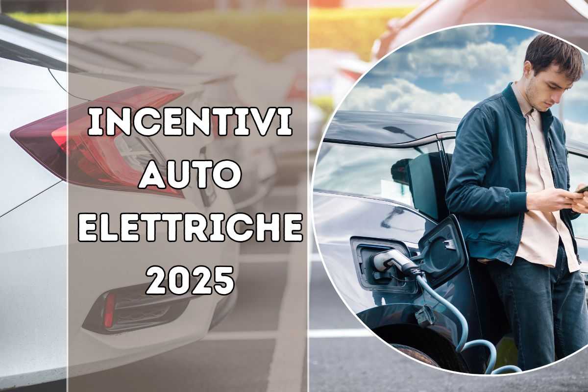 Auto elettrica in ricarica