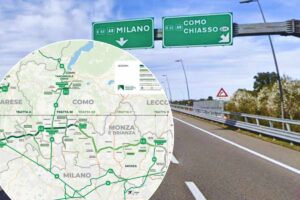 Autostrada direzione Milano
