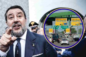 Matteo Salvini ad un evento pubblico