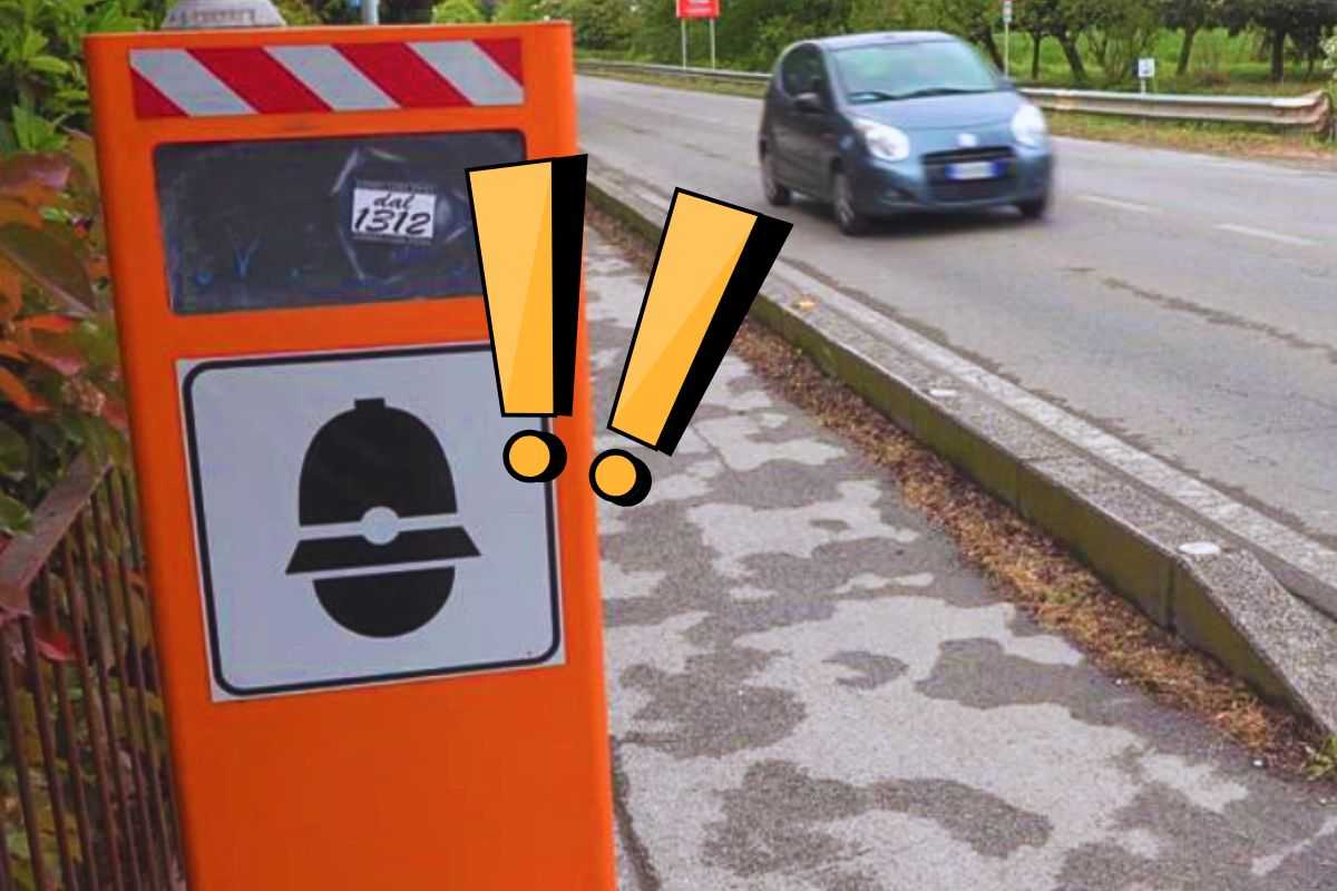 Autovelox fisso su strada urbana