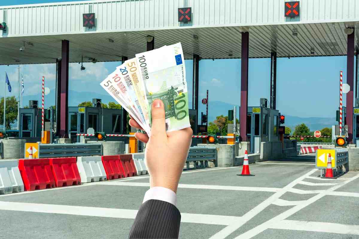 Casello in autostrada