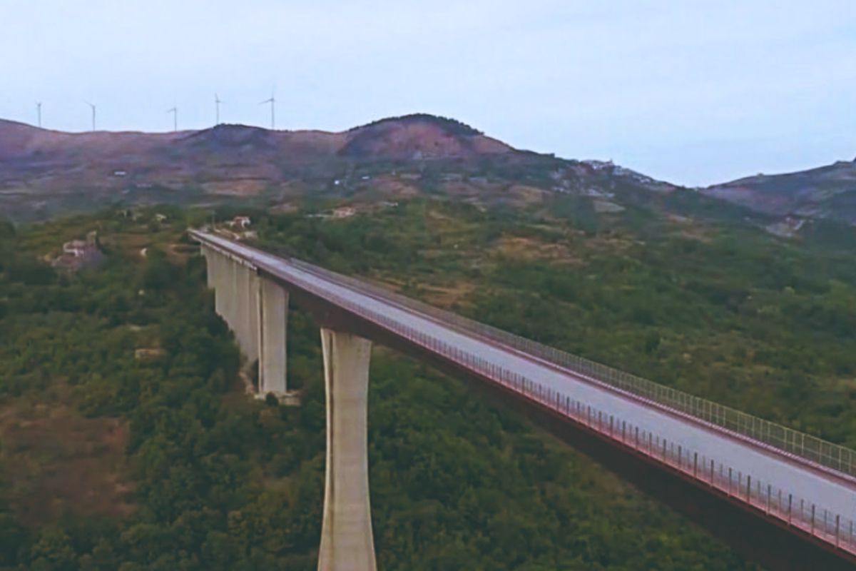 Il viadotto Sente Longo