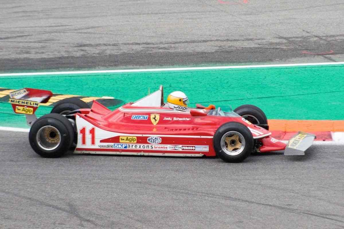 Jody Scheckter a bordo della Ferrari