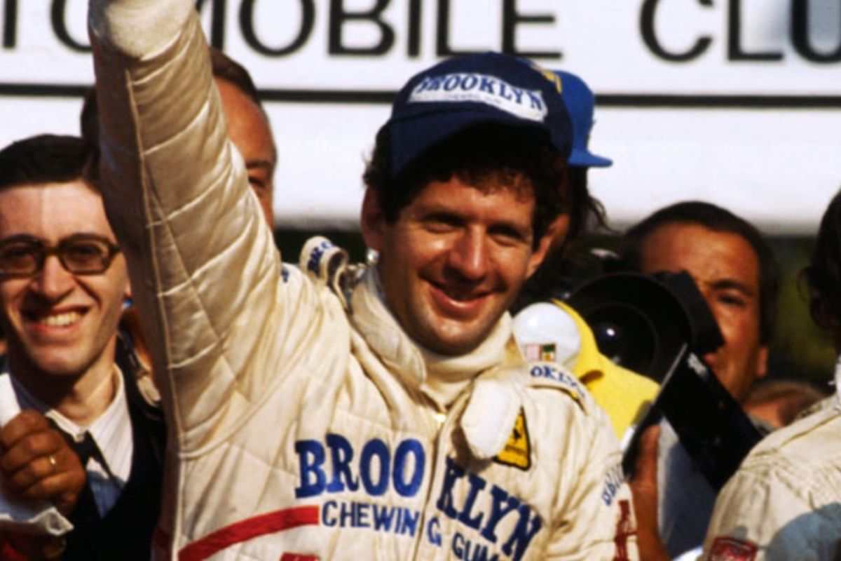 Jody Scheckter festeggia il titolo a Monza
