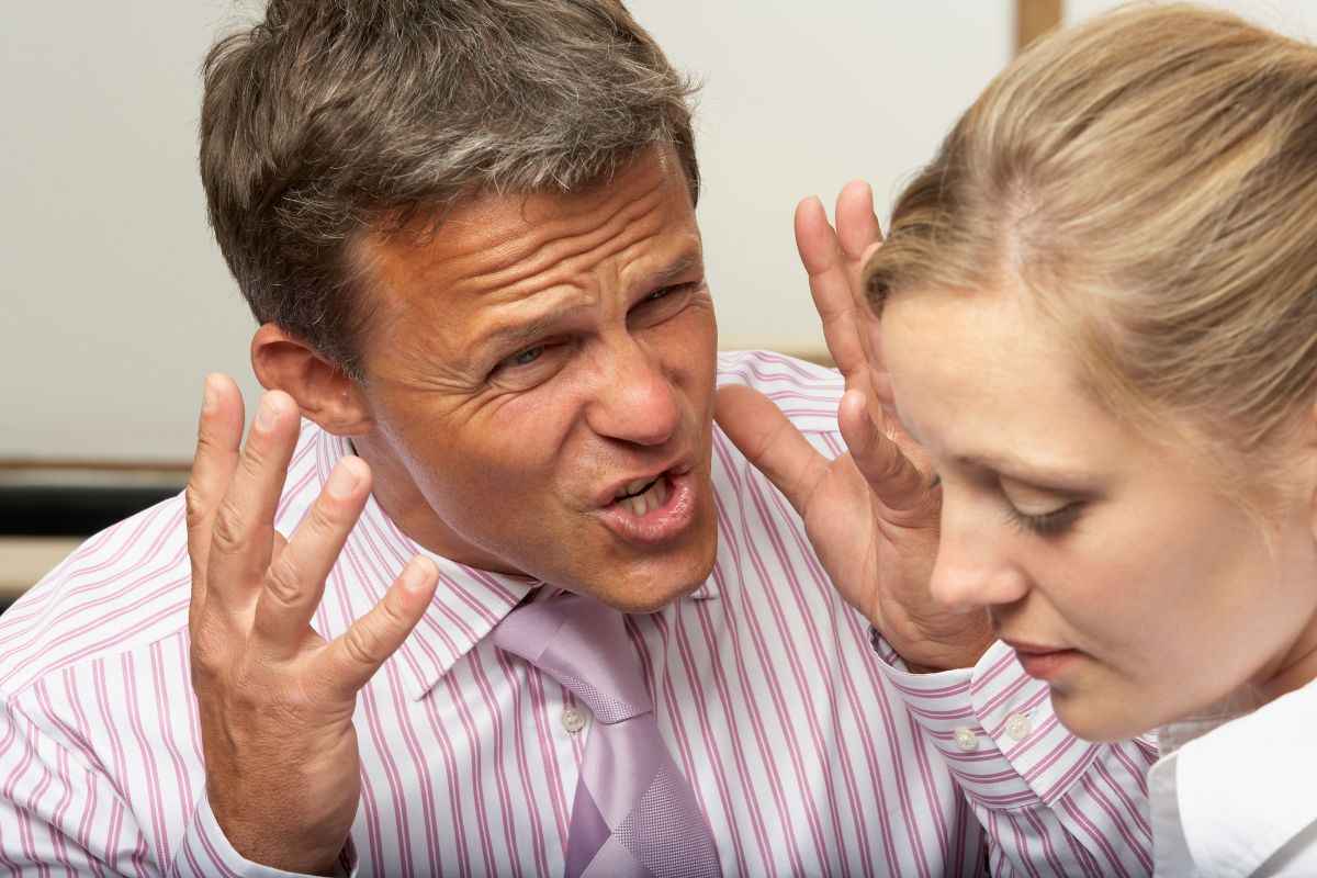 Litigio tra uomo e donna