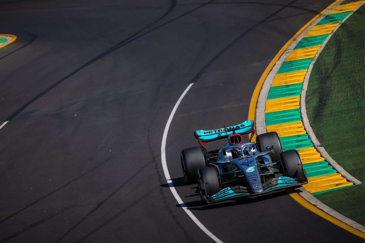 Mercedes durante le prove libere