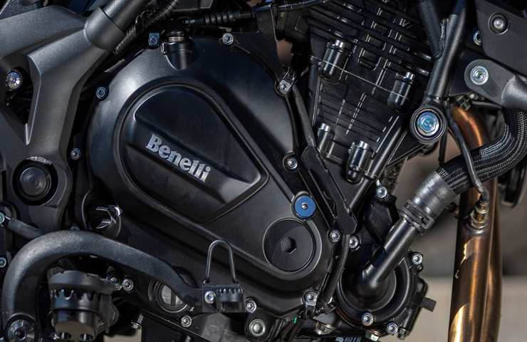 Il motore della Benelli TRK 702