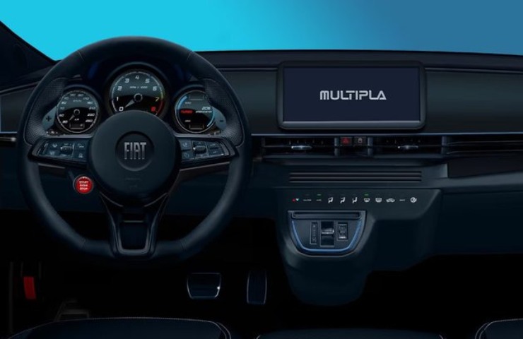 Interni immaginati della nuova Fiat Multipla