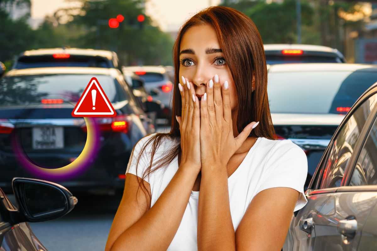 Rischio sanzione per via della targa