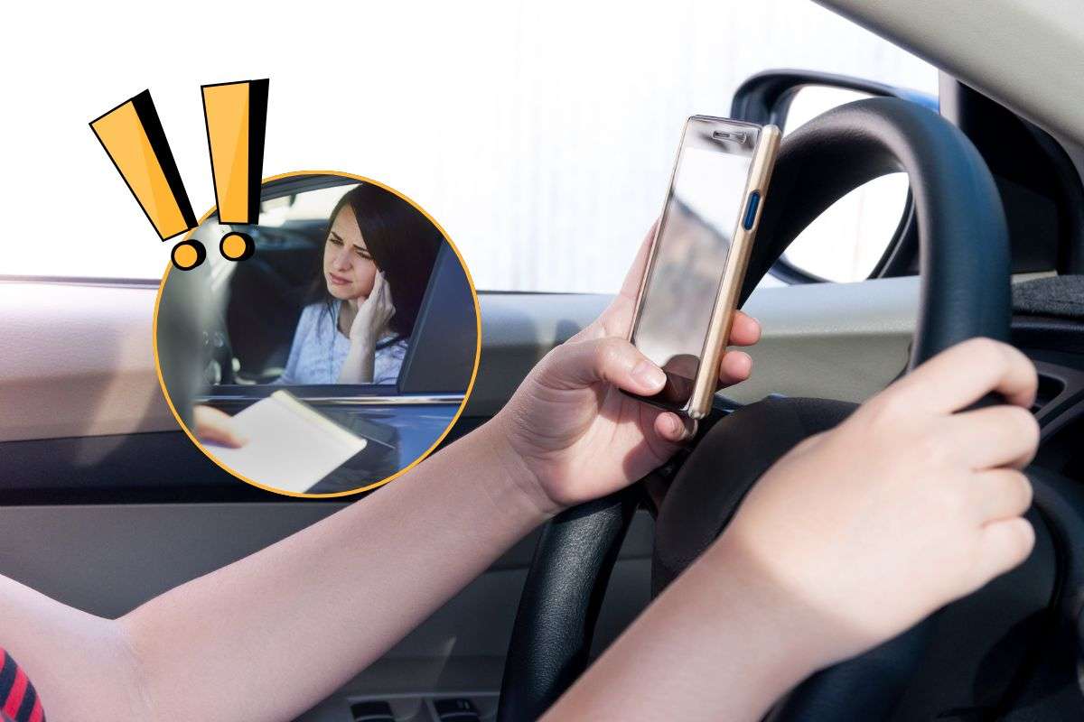 Rischio sanzioni smartphone alla guida