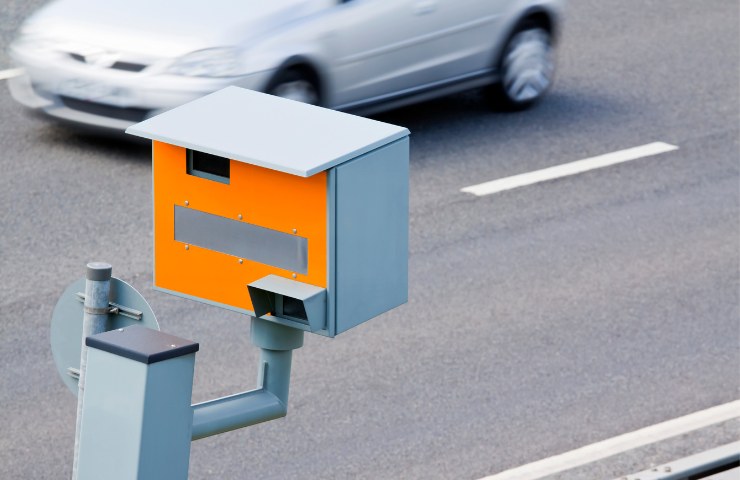 Un autovelox in funzione